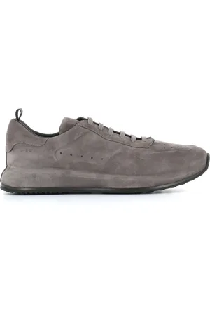 Officine creative Sko, Herre, Grå, 41 EU, Mørkegrå Ruskind Sneakers