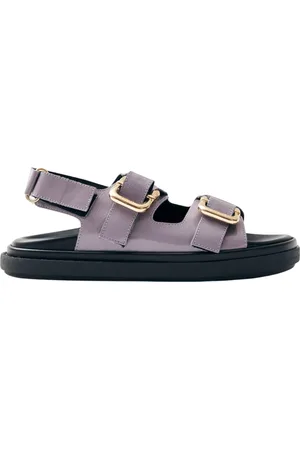 ALOHAS Sko, Dame, Lilla, 41 EU, Læder, Onix Læder Sandaler