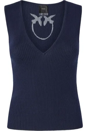 Pinko Top, Dame, Blå, S, Blå Top til Kvinder