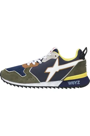 W6YZ Sko, Herre, Flerfarvet, 41 EU, Suede, Technical fabric and suede sneakers Jet-M.