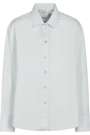 FORTE FORTE Bluser & Skjorter, Dame, Grå, S, Bomuld, Elegant Skjorte