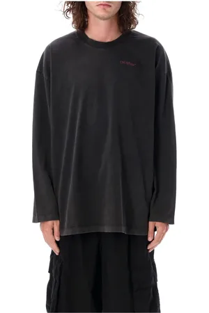 OFF-WHITE Sweathshirts & Hoodies, Herre, Sort, XS, Bomuld, Fuchs T-Shirt Pink Bacchus