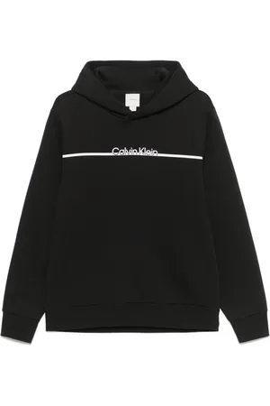 Calvin Klein Sweathshirts & Hoodies, Herre, Sort, L, Bomuld, Klassisk Hættetrøje