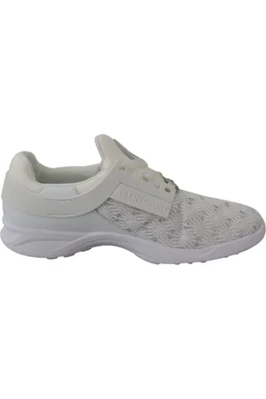 Philipp Plein Sko, Dame, Hvid, 39 EU, Uld, Komfortable og stilfulde Beth Sneakers