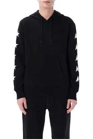 Golden Goose Sweathshirts & Hoodies, Herre, Sort, L, Bomuld, Sort Strikvarer Multi Star Hoodie