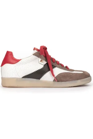 Pedro Miralles Sko, Dame, Flerfarvet, 41 EU, Læder, Weekend Damesneakers Rød/Hvid