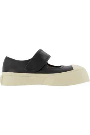 Marni Sko, Dame, Sort, 37 EU, Tyl, Laeder flade-sko