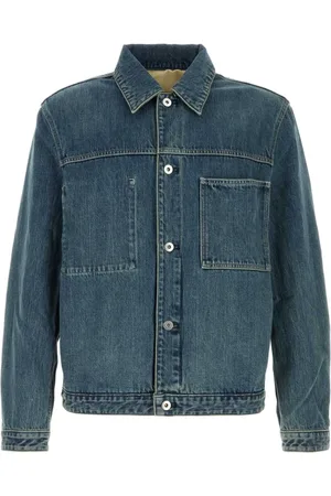 Jil Sander Jakke, Herre, Blå, XL, Denim, Denim Jakke: Blazers og Veste