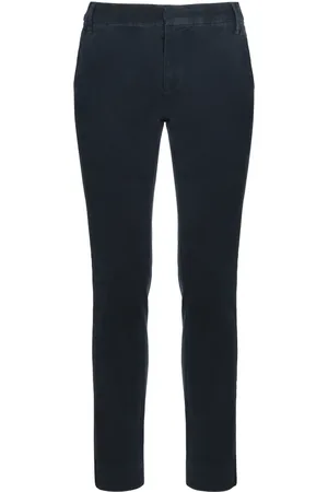 Frame Bukser, Herre, Blå, W29, Slim Fit Chino Bukser med Baglommer