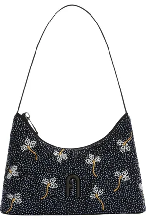 Furla Taske, Dame, Sort, ONE SIZE, Uld, Diamante Skuldertaske Mini