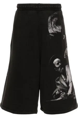 OFF-WHITE Shorts, Herre, Grå, L, Bomuld, S. Matthew Cotton Track Shorts