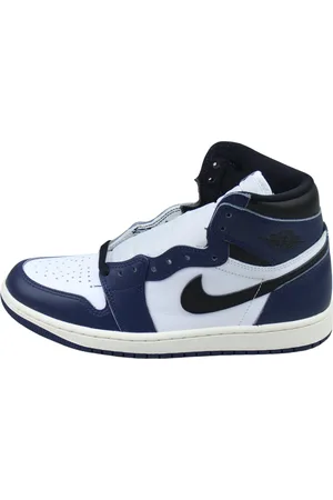 Jordan Sko, Herre, Flerfarvet, 42 1/2 EU, Midnight Navy Retro High Top Sneakers