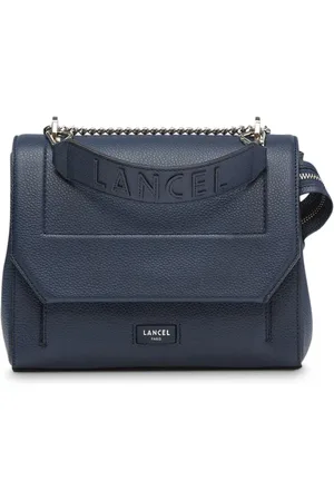 LANCEL Taske, Dame, Blå, ONE SIZE, Læder, Blåt læder crossbody taske Ninon