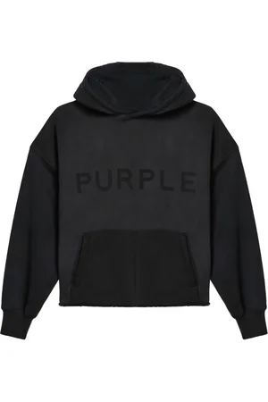 Purple Brand Sweathshirts & Hoodies, Herre, Sort, M, Bomuld, Oversized Shadow Symbol Hoodie