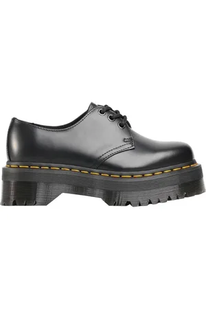 Dr. Martens Sko, Dame, Sort, 39 EU, Læder, 1461 Quad Lædersko
