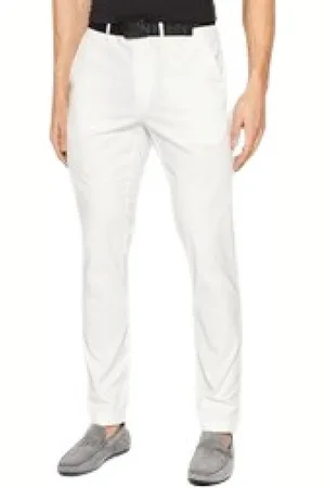 Calvin Klein Bukser, Herre, Hvid, W40, Bomuld, Chinos