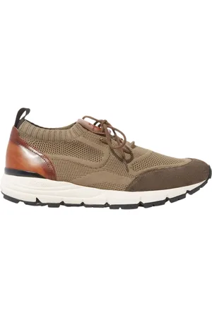 Scarosso Sko, Herre, , 41 EU, Uld, Håndlavede Taupe Sneakers - Robbie