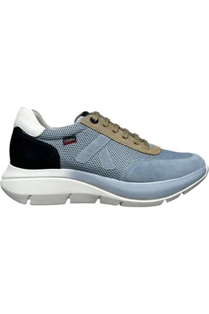 CallagHan Sko, Herre, Blå, 44 EU, Algoritme Teknologi Sneakers i Stof og Ruskind