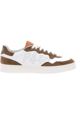P448 Sko, Herre, Hvid, 43 EU, Læder, Sunset Retro Sneaker Bali