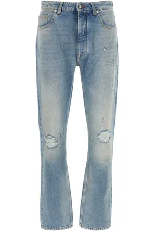 Palm Angels Jeans, Herre, Blå, W32, Denim, Klassiske Denim Jeans
