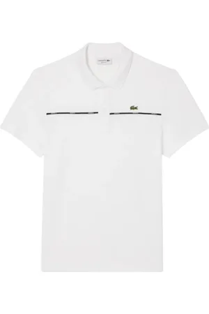 Lacoste Top, Herre, Hvid, XL, Hvid tekstil herre polo skjorte