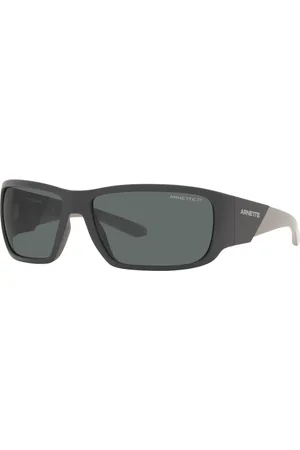 Arnette Tilbehør, Herre, Sort, 64 MM, Matte Dark Grey Solbriller Snap II