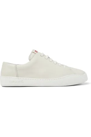 Camper Sko, Herre, Hvid, 43 EU, Uld, Hvide Naturlige Fritidssneakers