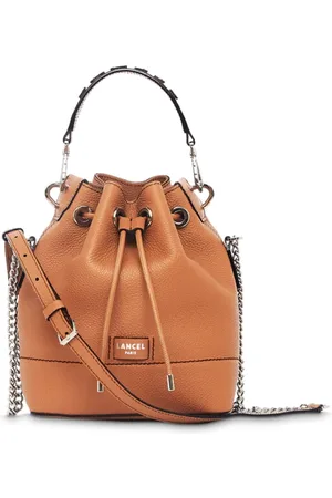 LANCEL Taske, Dame, Brun, ONE SIZE, Læder, Brun Læder Bucket Taske Ninon