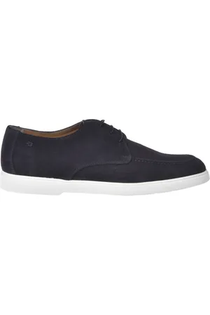 BALDININI Sko, Herre, Blå, 45 EU, Suede, suede lace-up