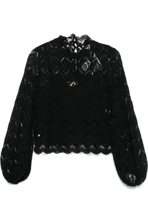 Twin-Set Bluser & Skjorter, Dame, Sort, M, Sort Sweater Sæt