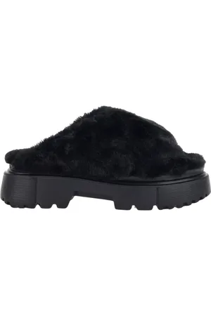 Hogan Sko, Dame, Sort, 39 1/2 EU, Uld, H644 Sandaler