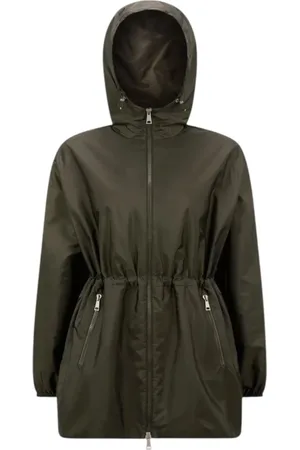 Moncler Jakke, Dame, Grøn, M, Uld, Grøn hættetrøje til sommeren