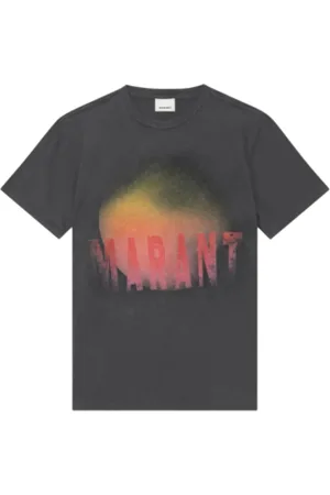 Isabel Marant Top, Herre, Grå, M, Bomuld, Afslappet bomuldst-shirt