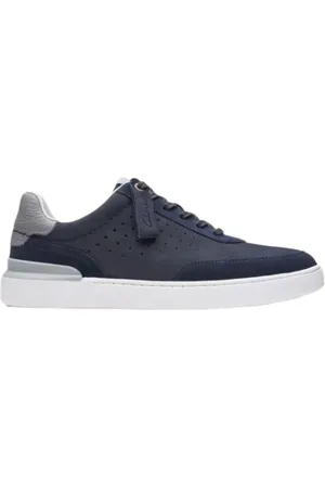 Clarks Sko, Herre, Blå, 42 1/2 EU, Lite Court Sneakers Navy