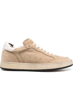 Officine creative Sko, Herre, , 41 EU, Suede, Magic Lace-Up Suede Sneakers