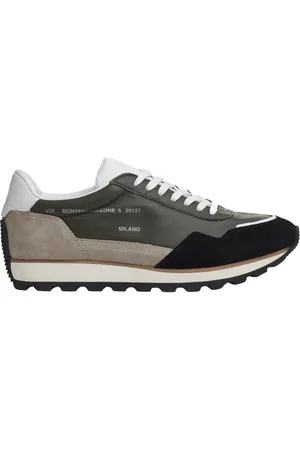 Hogan Sko, Herre, Grøn, 44 EU, Læder, Grønne Sneakers i Ruskindslæder