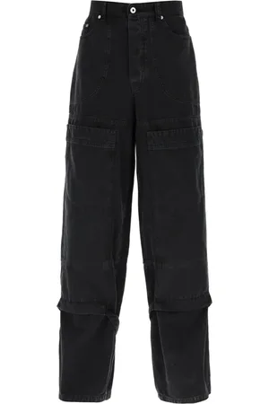 OFF-WHITE Jeans, Herre, Sort, W31, Bomuld, Wide Leg Cargo Bukser