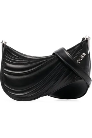 MUGLER Taske, Dame, Sort, ONE SIZE, Uld, Spiral Curve 01 Skuldertaske
