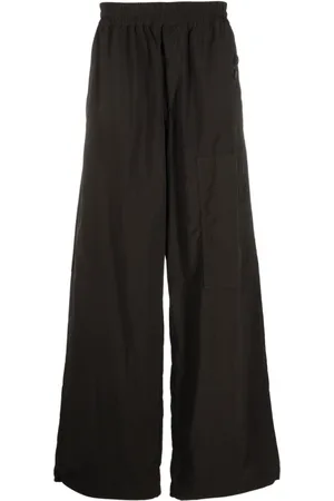 OFF-WHITE Bukser, Herre, Sort, M, Bomuld, Wide Leg Bukser