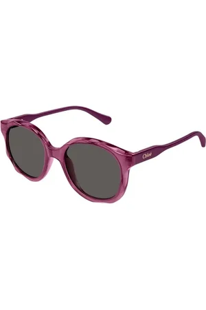 Chloé Tilbehør, Dame, Lilla, 47 MM, Pink Grå Solbriller