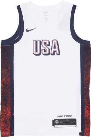 Nike Sport, Herre, Hvid, XS, Polyester, USA Basketball Tanktop