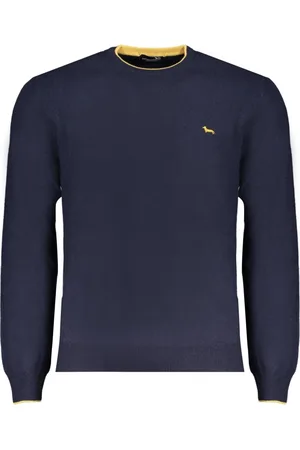 HARMONT&BLAINE Strik, Herre, Blå, XL, BLÅ Herretrøje