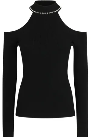 Liu Jo Strik, Dame, Sort, XS, Sort Sweater Kollektion