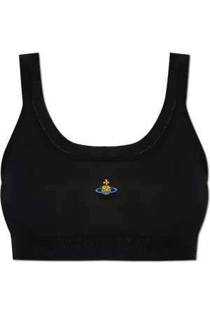 Vivienne Westwood Top, Dame, Sort, S, Bomuld, Top med logo