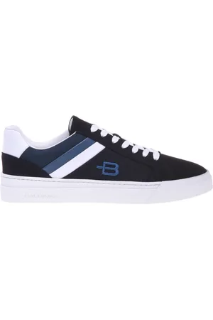 BALDININI Sko, Herre, Blå, 44 1/2 EU, Suede, suede and mesh trainer