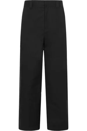 OFF-WHITE Bukser, Herre, Sort, XL, Bomuld, Bomuldsbukser med brede ben
