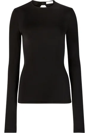 Nina Ricci Top, Dame, Sort, XL, Backless Jersey Top