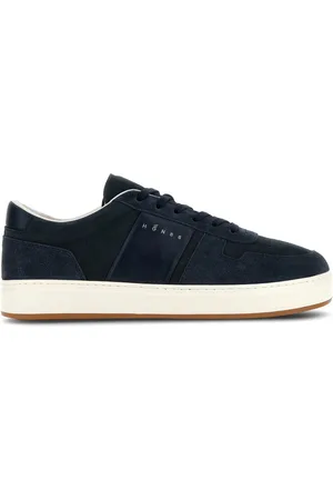 Hogan Sko, Herre, Blå, 41 1/2 EU, Uld, Stilfulde Sneakers