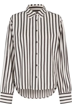 Lollys Laundry Bluser & Skjorter, Dame, , L, Stribet Skjorte med Lange Ærmer Bleekerll Stil