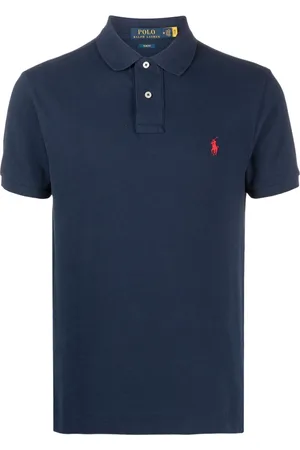 Ralph Lauren Top, Herre, Blå, XL, Navy Newport Polo Shirt